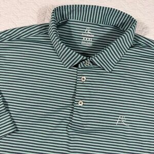 Rhoback Men's XXXL Striped‎ Polo Shirt Short Sleeve Performance Golf Casual NWOT